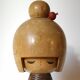 Great Kokeshi Doll, "LaTimide" by Okamoto Usaburo circa 1960-70 - Japan