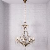Louis XV style cage chandelier with tassels
