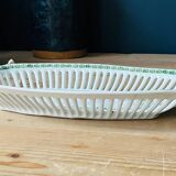 Openwork earthenware basket