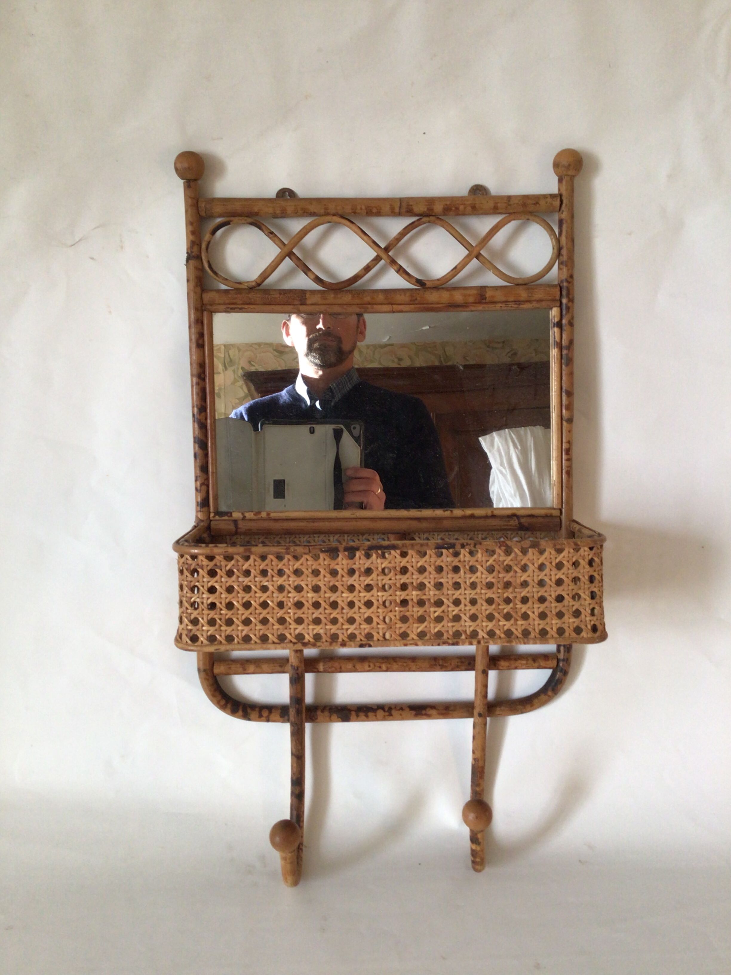 Coat rack Bamboo Rattan
