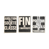 3 affiches originales de Mai 68 Conseil du maintien des occupations Internationale situationniste