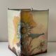 Vintage silk lampshade