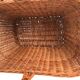 Vintage rattan wicker market basket