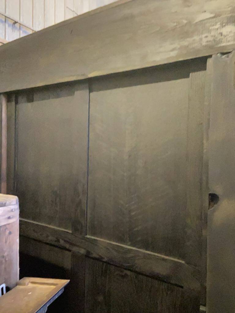 Raw wood wardrobe / closet
