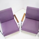 Mid-Century Tubular Chrome Armchair, Germany 1970s