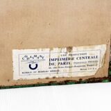 "Codaimant" metal pedagogical poster on the road code