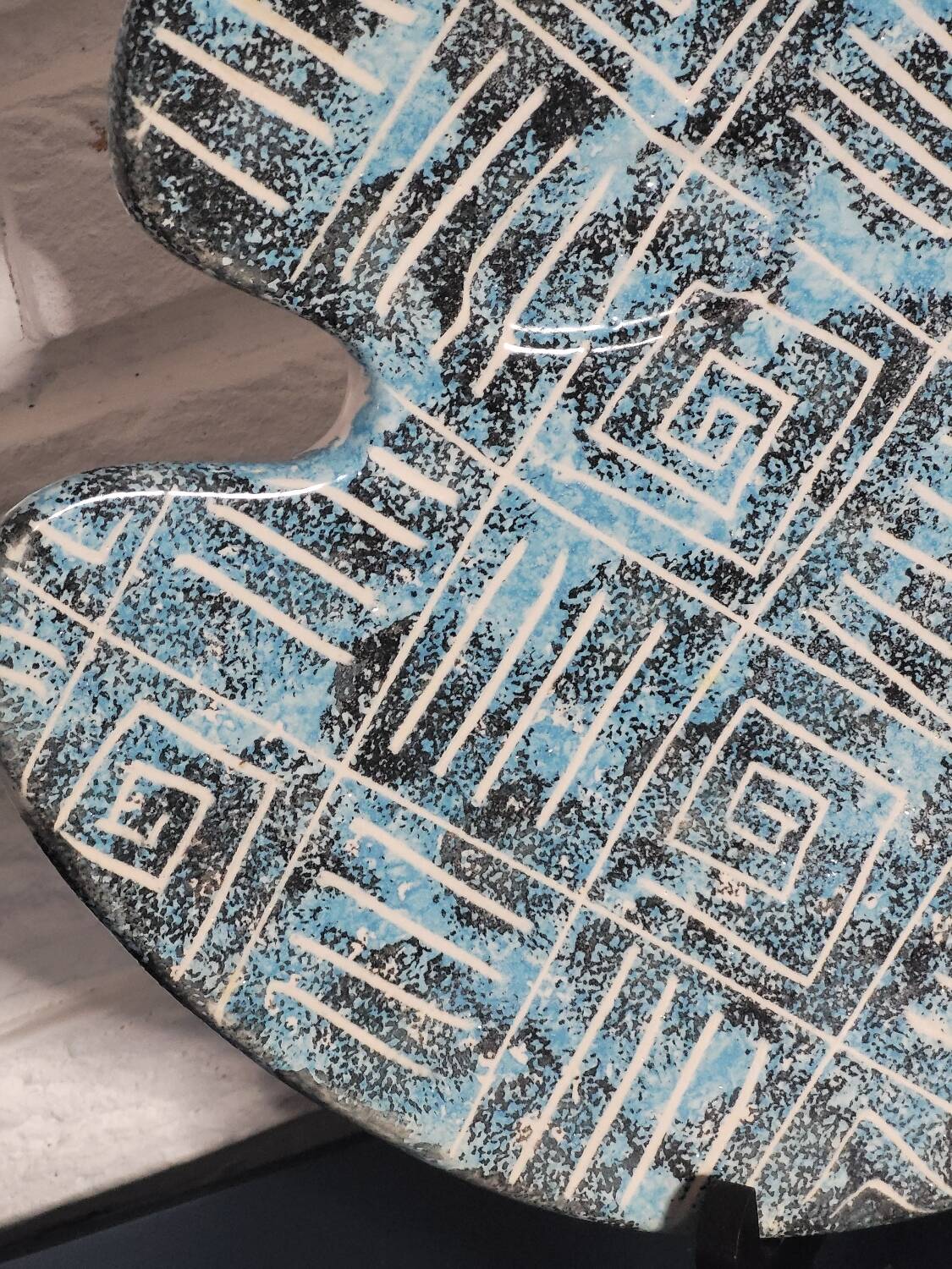 Plateau palette bleu