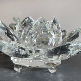 Crystal Flower Paperweight Sculpture