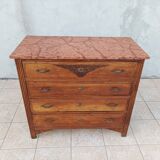 Art Deco walnut commode