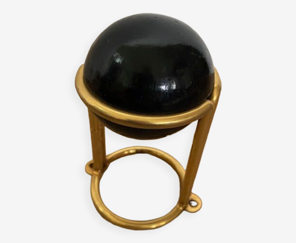 Patère boule noire