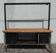 Industrial Island Counter in Steel and Walnut, 1970s