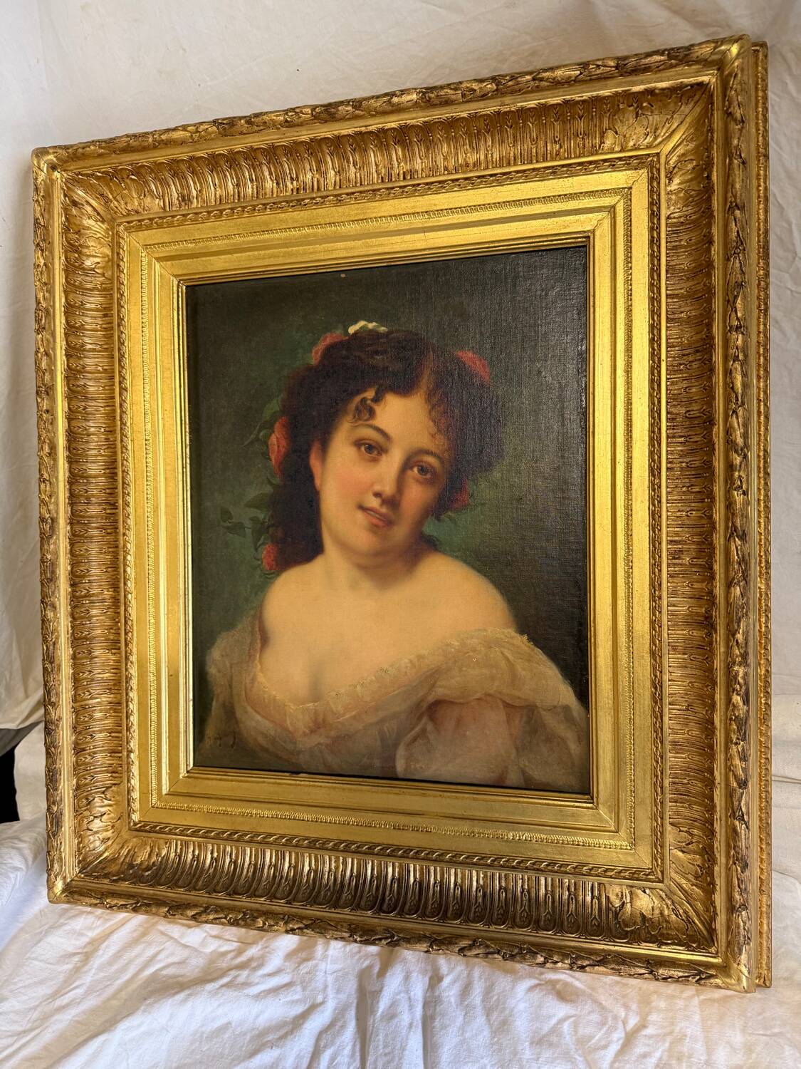 Oil painting table
