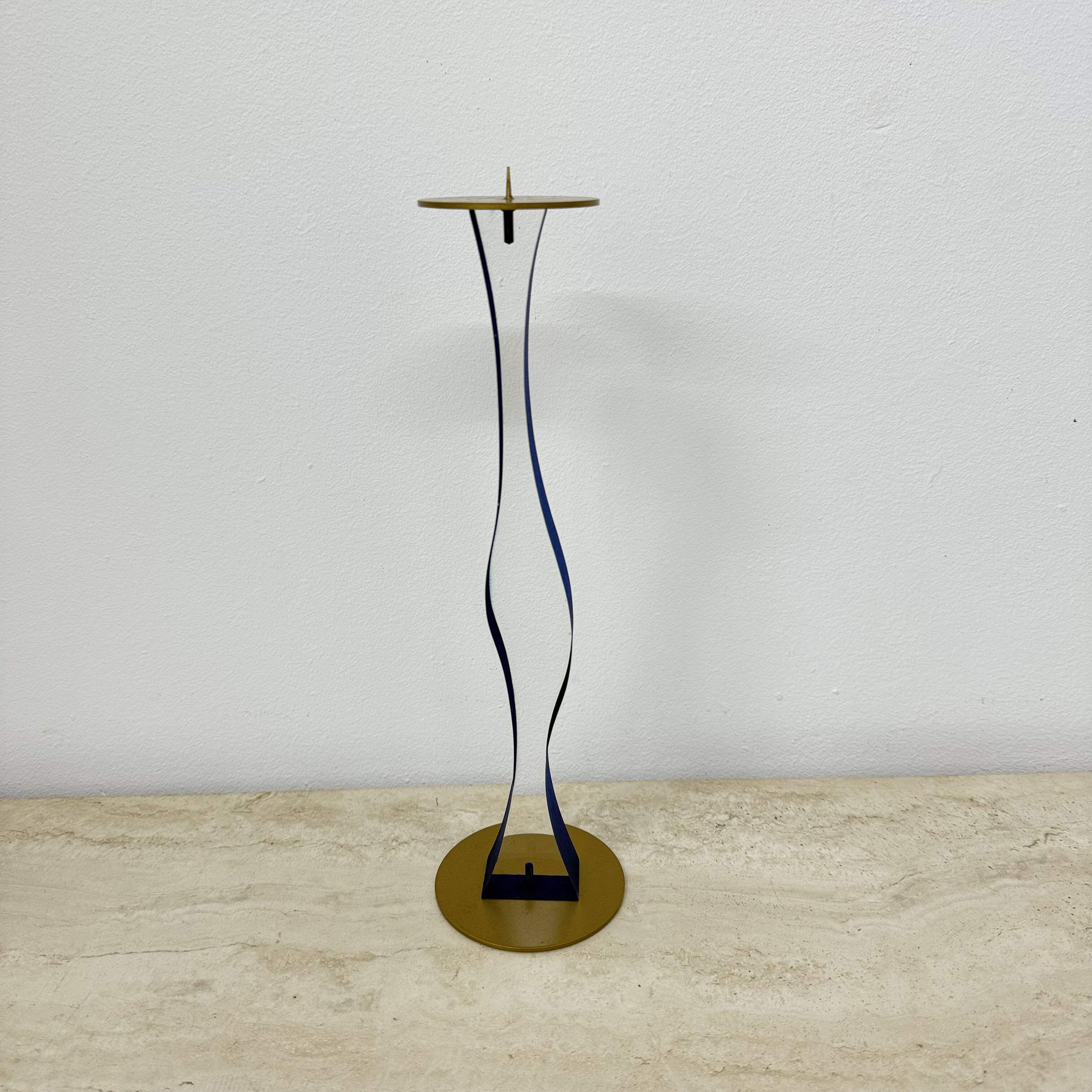 Lucite Cec Lepage style lucite candle stick , 1980s