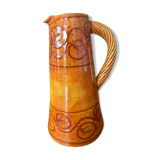 Pitcher in vintage sandstone - Signed P. Duriez