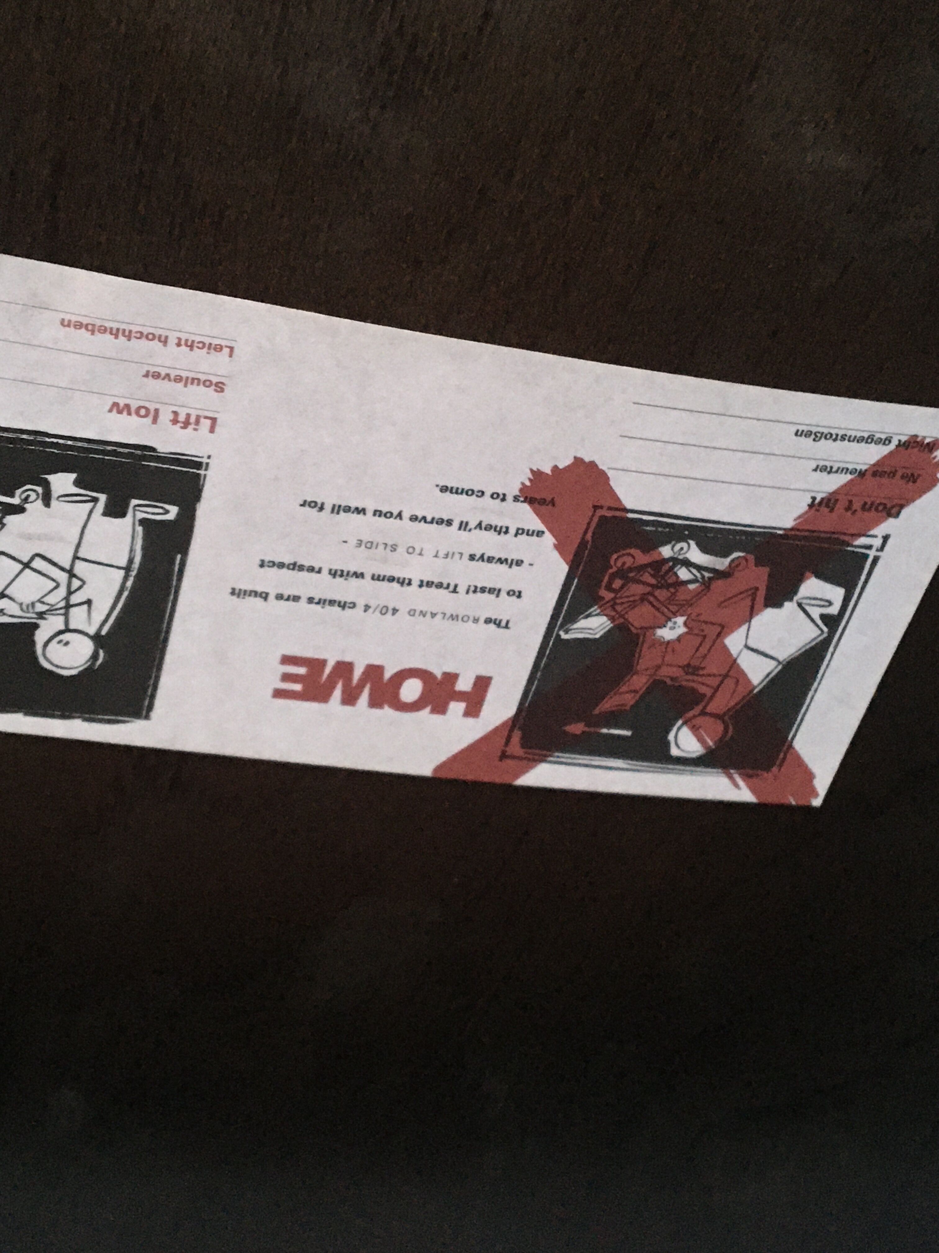 Set of 6 David Rowland Black Chairs 40/4