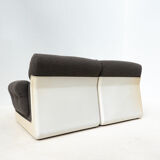 Mid century modular two-seater sofa