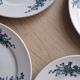 Set of 4 Regent BFK 1920 dinner plates