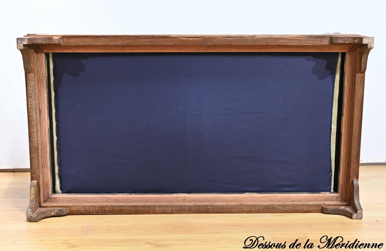 Meridian with a Solid Walnut Frame, Restoration Period – Early 19th Century