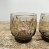 8 country water glasses
