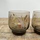 8 verres à eau champêtre
