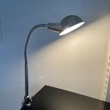 Workshop lamp with flexible arm vice attachment 50s