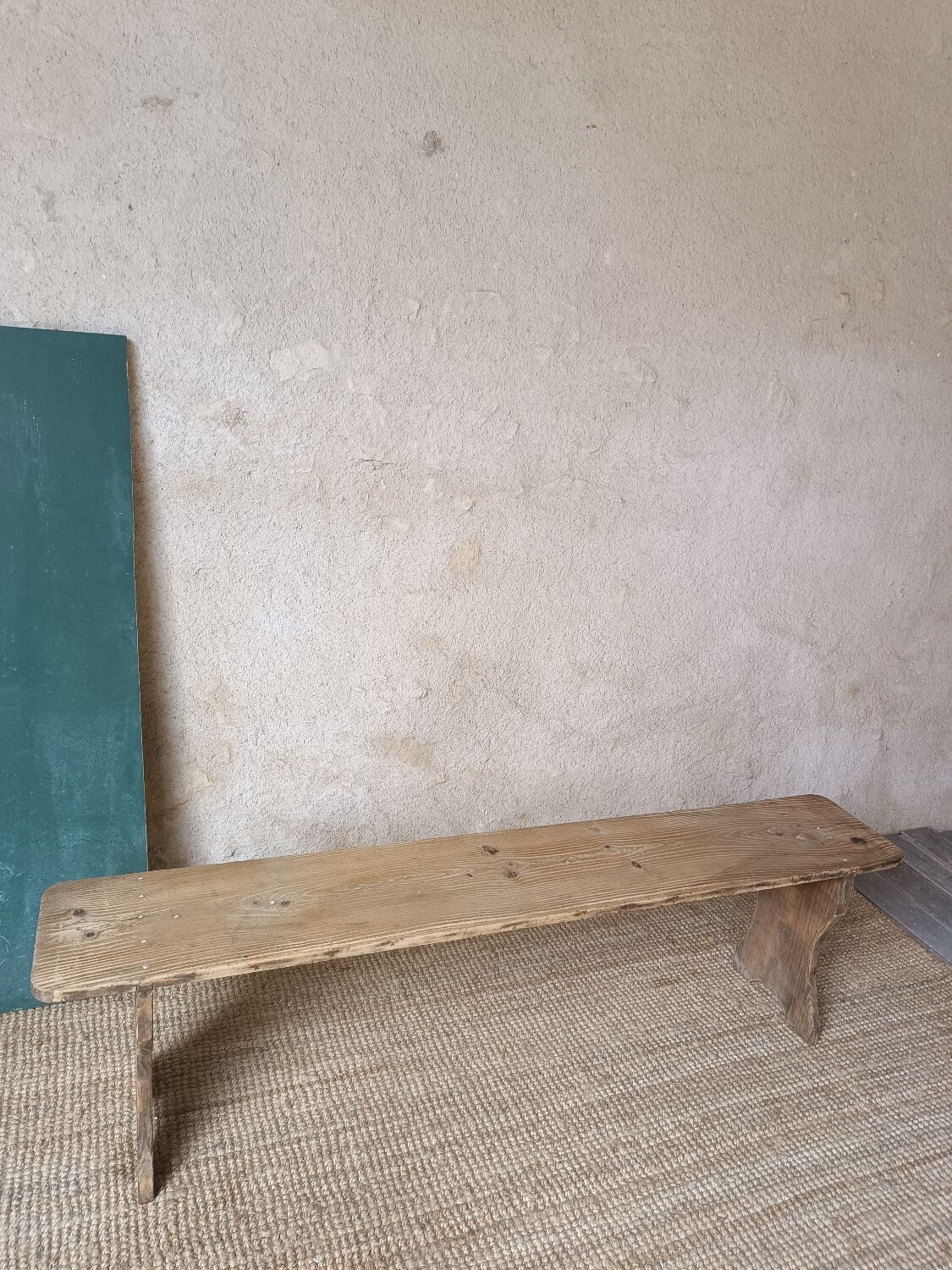 Banc de ferme restauré