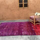 Moroccan rug Beni M'Guild purple - 296 x 192 cm