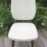 4 chaises en teck design 1960