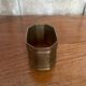 Antique Brass Napkin Ring + Vintage Marine Anchor #B668