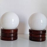 Pair of bedside lamps