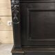 Library from the Napoléon III era in blackened pear wood.
