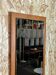 60s 70s teak mirror 77x37cm