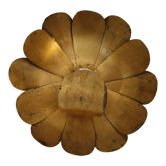 Applique tôle dorée années 60 70 wall lamp sconce