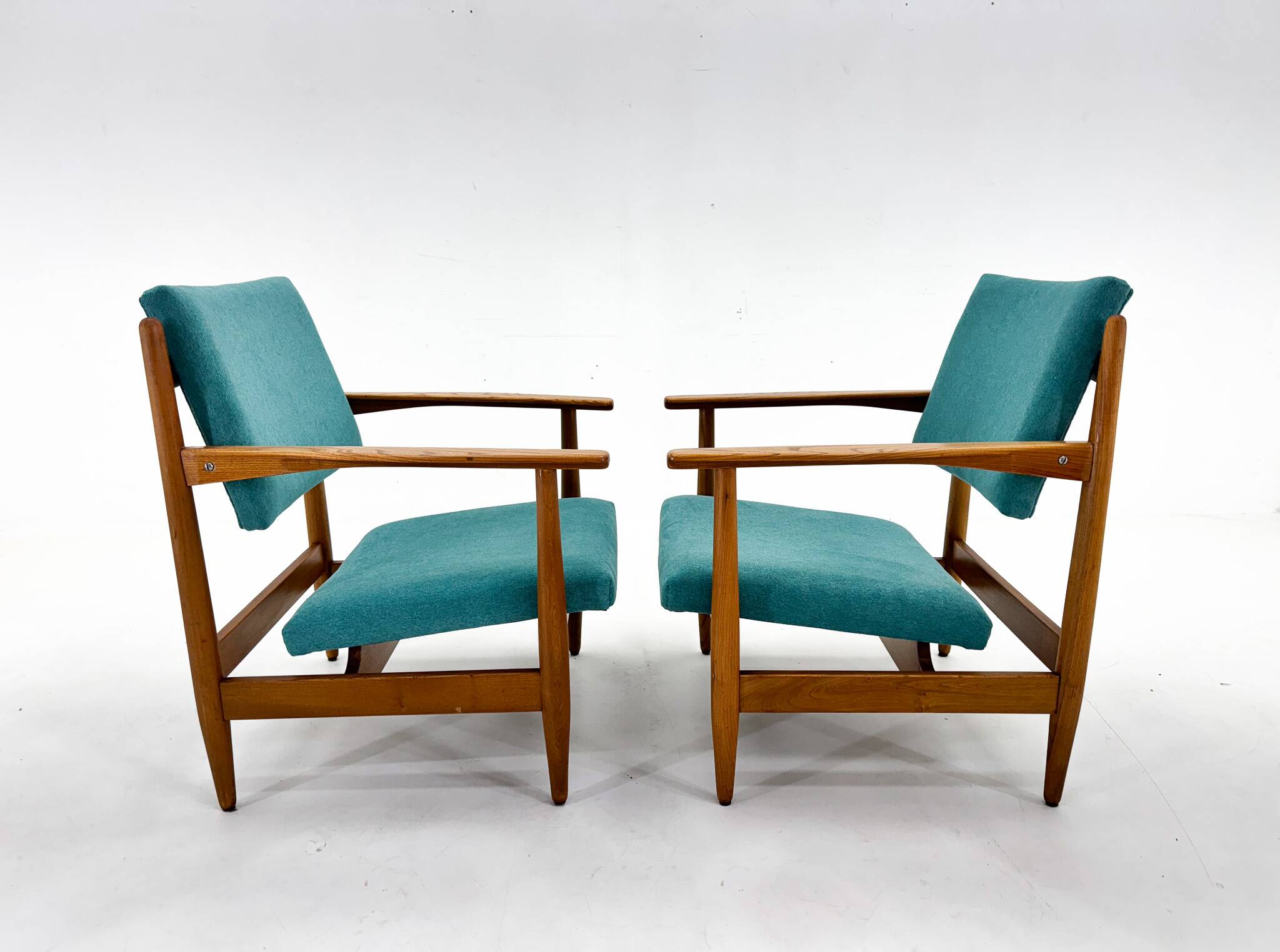 Pair of Mid-Century Armchairs, Czechoslovakia, 1970's