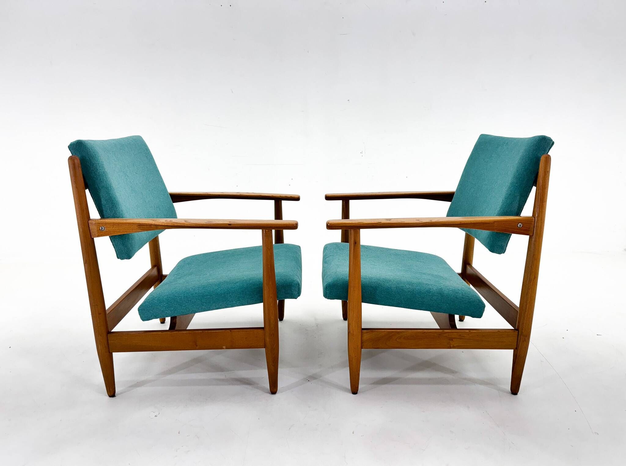 Paire de fauteuils vintage, Tchécoslovaquie, 1970