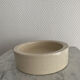 Beige ceramic trinket bowl