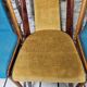 Set of 5 vintage spindle foot bistro chairs 1960"