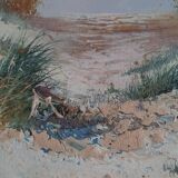 Seaside painting by Westly