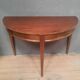 Louis XVI style console in mahogany.