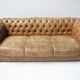 Vintage leather Chesterfield set 1991 by Natuzzi - Italy