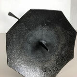 Extra Large Modernist Vintage Sculptural Brutalist Metal Candleholder, Austria