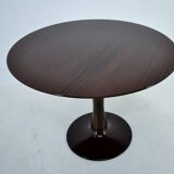 1960s Beech Round Dining Table, Czechoslovakia