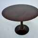 Table à manger ronde en hêtre des années 1960, Tchécoslovaquie