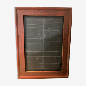 Vintage farmhouse slate frame