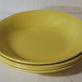 Lot 6 hollow plates Digoin Sarreguemines vintage