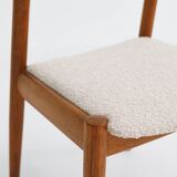 Set of 2 mid-century Danish dining chairs by H.W. Klein