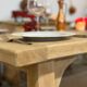 large solid oak farmhouse table