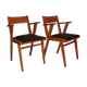 Paire de fauteuils vintage  bridge
