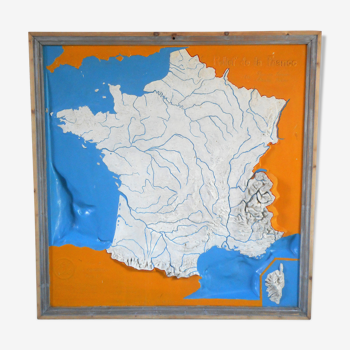 Carte de France en fibrociment Elo