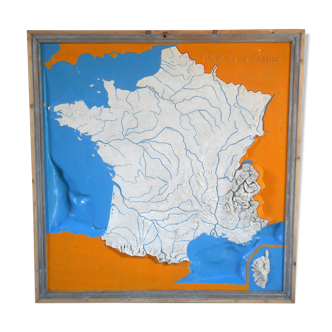 Carte de France en fibrociment Elo